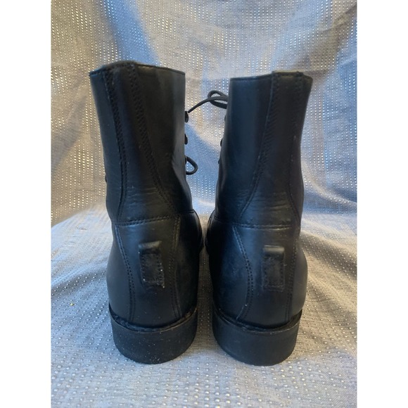 Pytchley Brown Leather Lace Up Boots Work Riding amazonas Soles - Picture 4 of 12